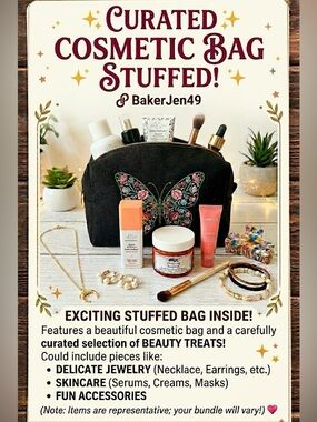 BakerJen’s Stuffed Cosmetic Bag!